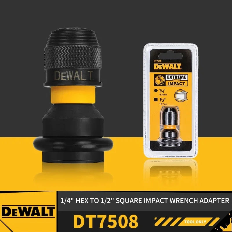 DEWALT DT7508-QZ Impact Adapter Shockproof Electric Wrench Adaptor 1/4" Hex to 1/2" For DCF880 DCF922 DCF892 DCF894