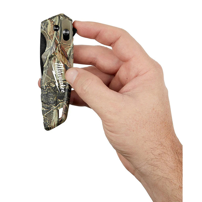 Milwaukee 48-22-1535 Folding Knife FASTBACK Camo Spring Assisted Camouflage Outdoors Multi-function Portable Mini Knife