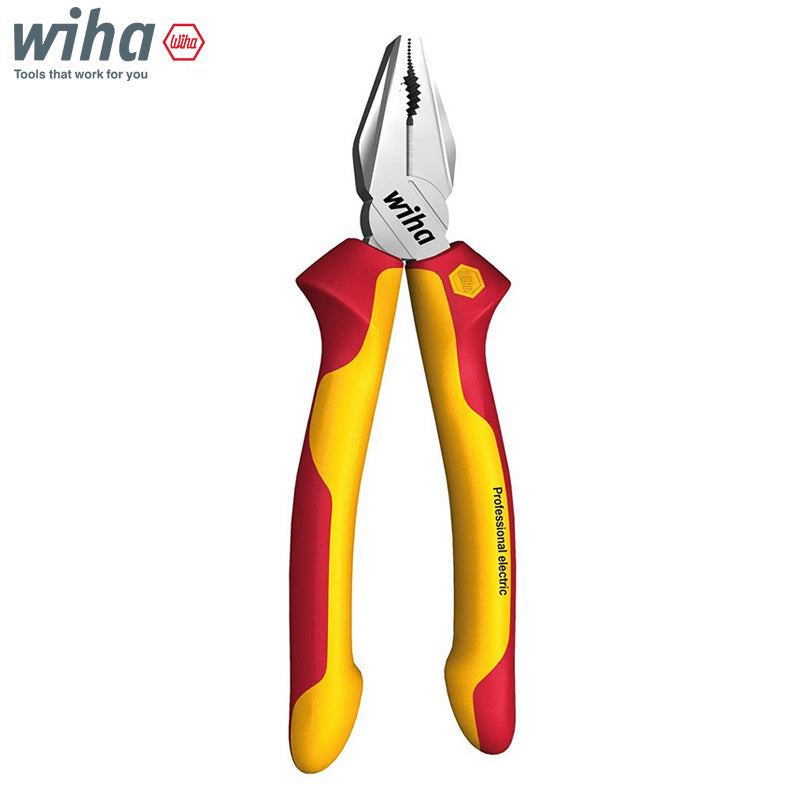 Wiha 26708 Chrome Plated Combination Plier 1000V VDE Insulated Wire Cutters 180mm Germany
