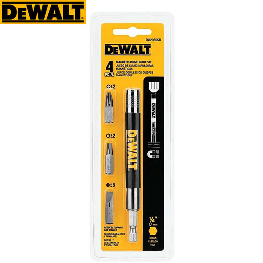 DEWALT DW2055SD 1/4in Magnetic Bit Holder PH2 Slotted SL8 Square Drill Bits 4PC For Electric Imapct Driver/Drill Tool Parts