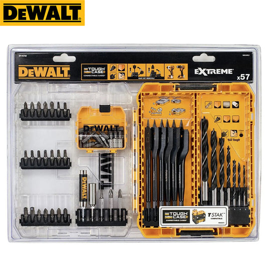 DEWALT DT70758 Twist Drill Driver Bit Set 57Pcs Metal Wood Drill Multi-function Electric Screwdriver Bits Power Tool Accessories