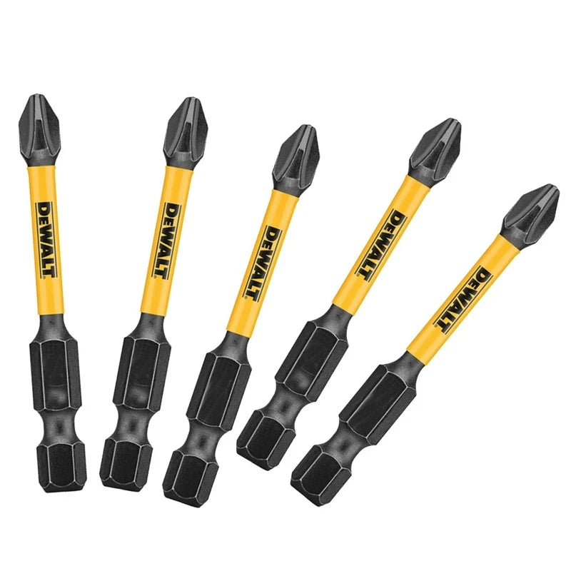 DEWALT Original Phillips PH2 57MM Batch Head Electric Screwdriver Impact Drill Special Use Bits 5PCS