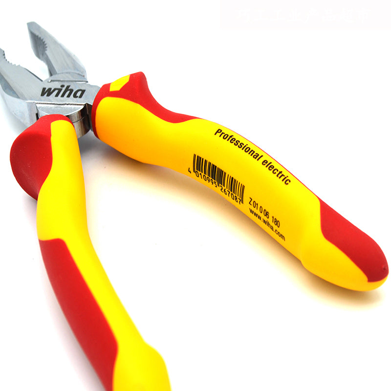 Wiha 26708 Chrome Plated Combination Plier 1000V VDE Insulated Wire Cutters 180mm Germany