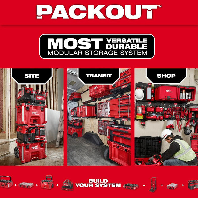 Milwaukee 48-22-8397R PACKOUT 36oz Insulated Bottle with Chug Lid - Red