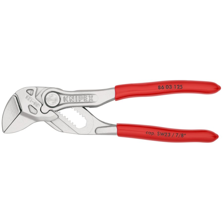 KNIPEX 86 03 125 5-Polegada Mini Alicate Chave Agarrando Segurando Pressionando Aplicações de Dobra Alicate de Tubulação de Água de Alta Dureza