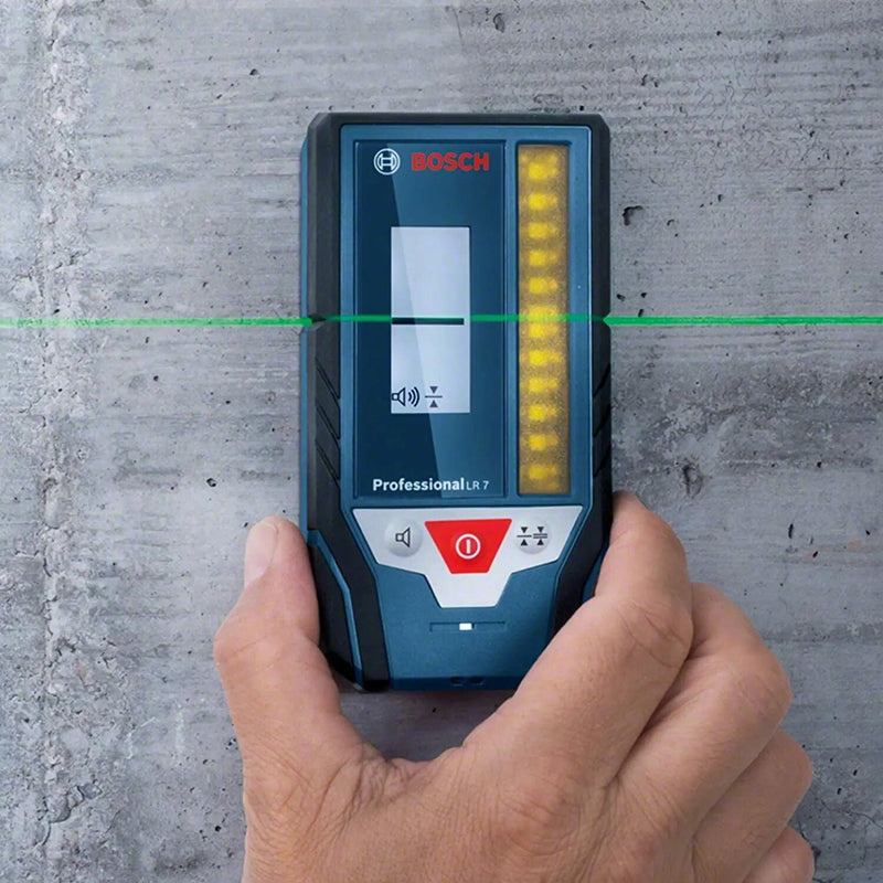 BOSCH LR7 Professional Laser Receiver Red Green Line Laser Level Accessories for GLL3-80C/GLL3-80CG/ GLL3-60XG Laser Level