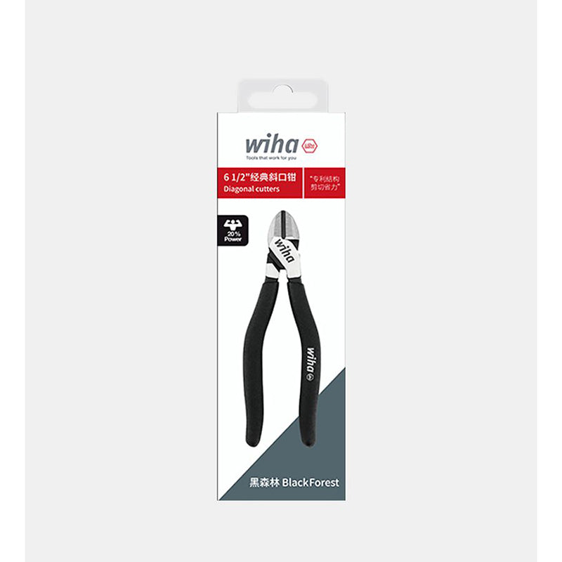 Wiha Black Forest 45322 Diagonal Pliers 157mm Dynamicloint Labor-Saving Cutter