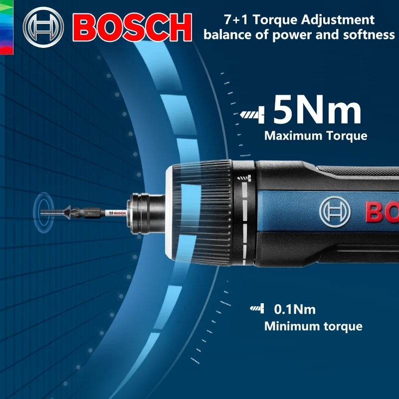 Bosch GO3 New Smart Mini Rechargeable Screwdriver 3.6V Use Press Type Internal Electricity With USB Charging Cable Screw