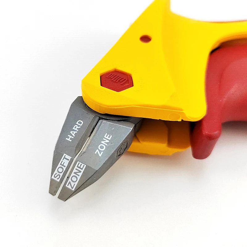 Wiha 30666 Electrician's Insulated Diagonal Pliers with Innovative Dual Cutting Function of The Jaws Z12916
