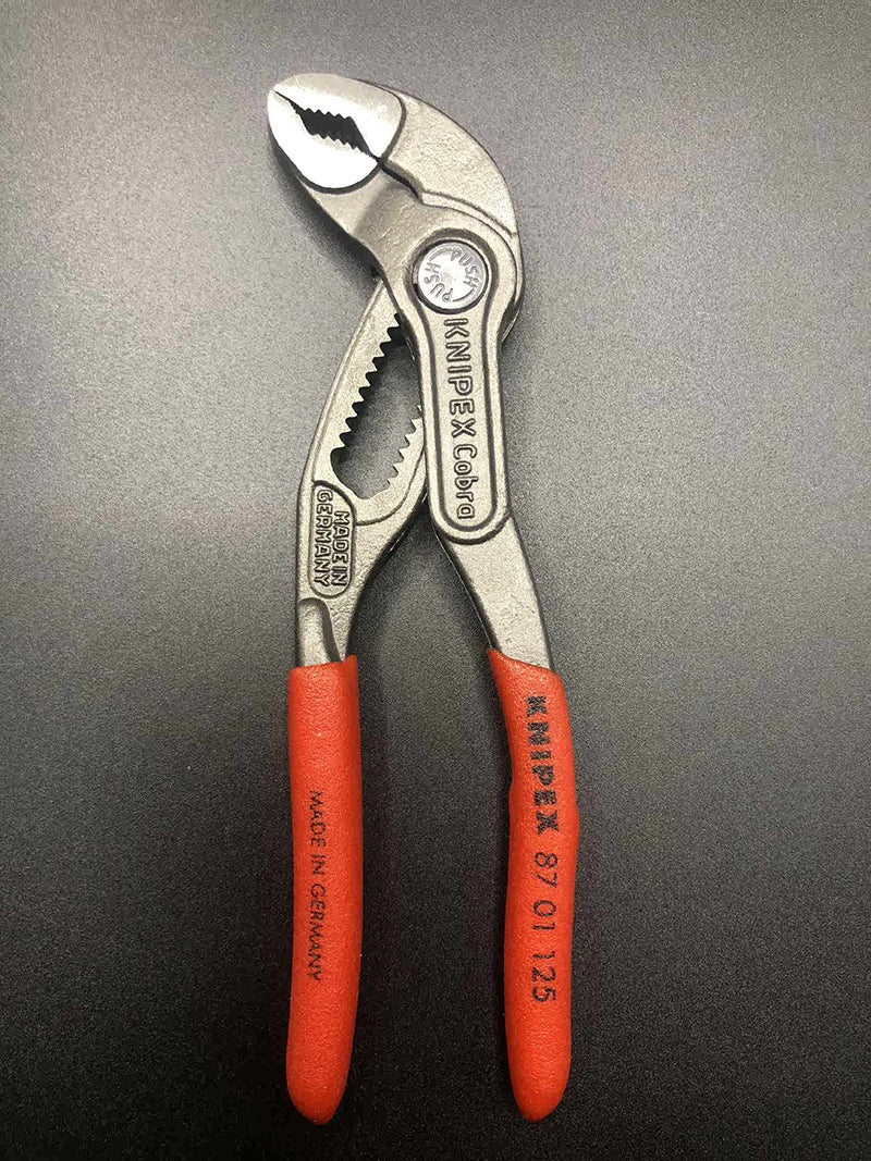 KNIPEX 87 01 125 Cobra Water Pump Pliers 5-Inch Blend Ergonomic Plier