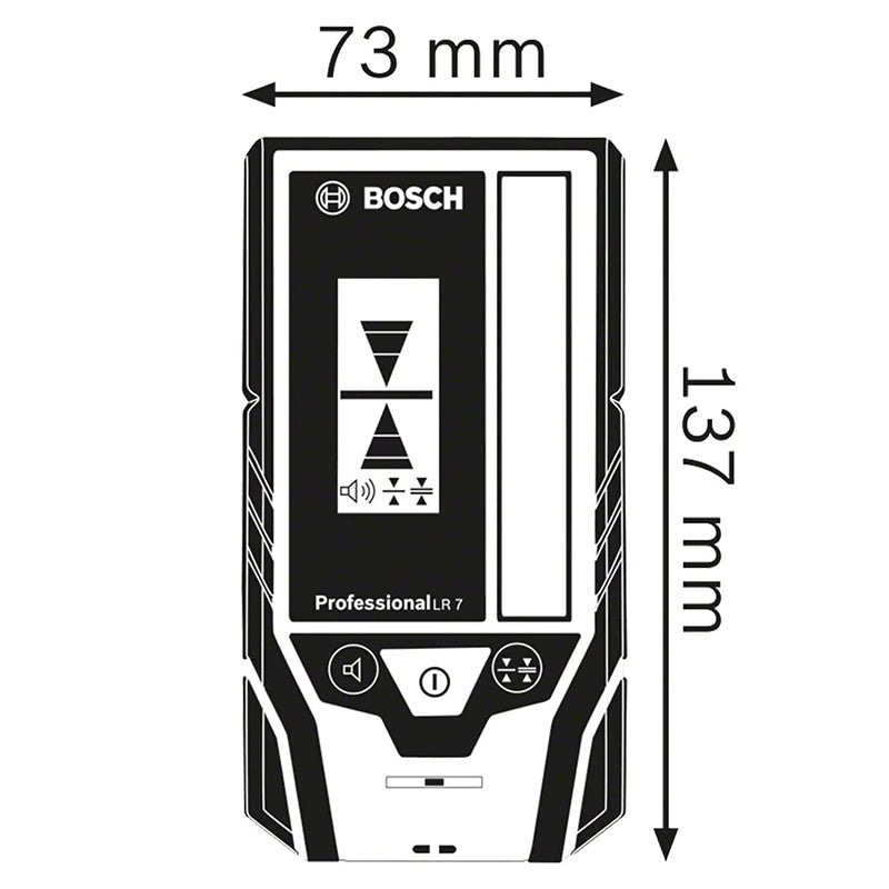 BOSCH LR7 Professional Laser Receiver Red Green Line Laser Level Accessories for GLL3-80C/GLL3-80CG/ GLL3-60XG Laser Level