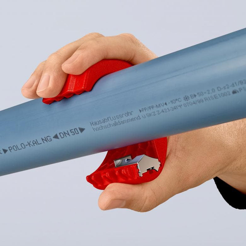KNIPEX 90 22 10 BK BiX Cutter for Plastic Pipes and Sealing Sleeves