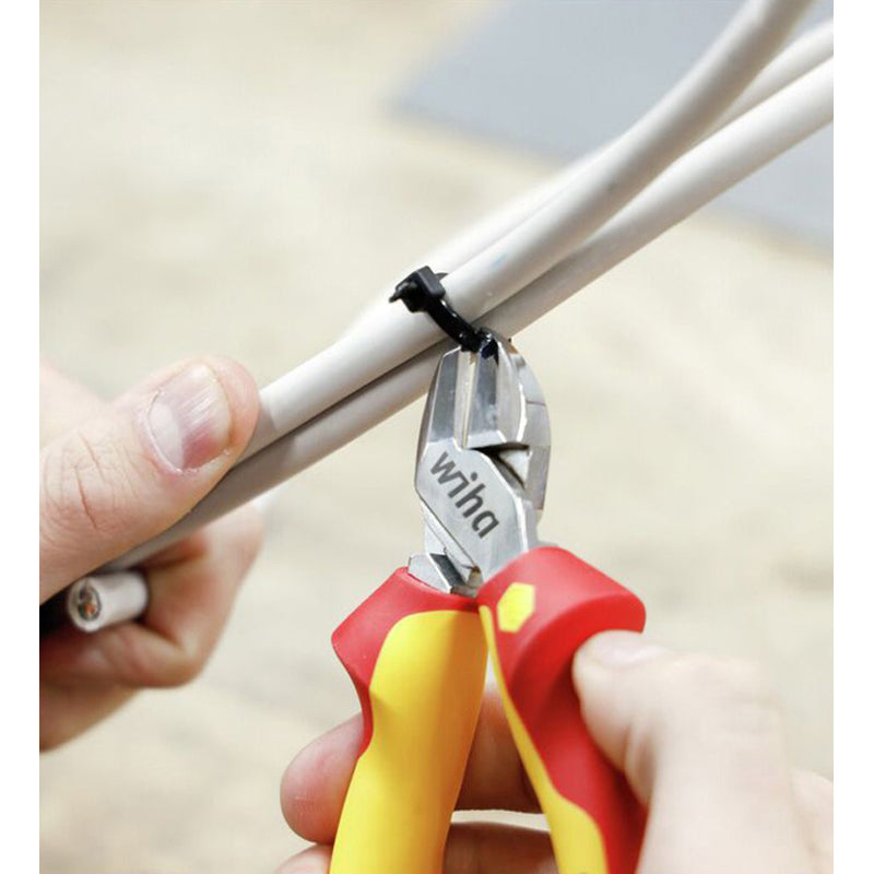 Wiha 90012C Electrician Insulated Pliers Tool Set Steel Wire Diagonal Long Nose Pliers Screwdriver With Bag