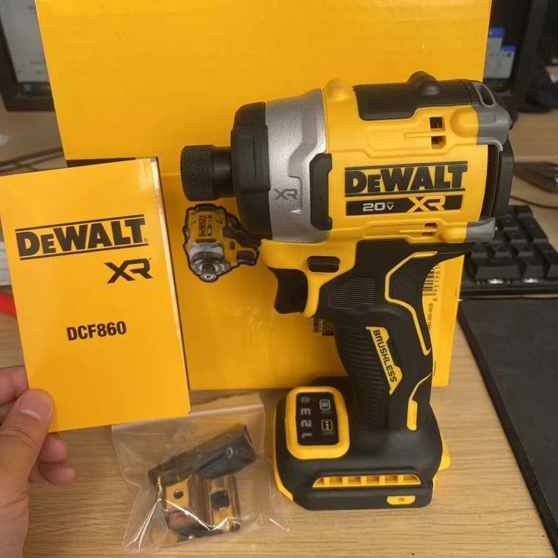 DEWALT DCF860 Electric Screwdriver 20V Brushless Cordless 282NM Decoration Impact Driver DCF850 Upgraded Version Bare Tool