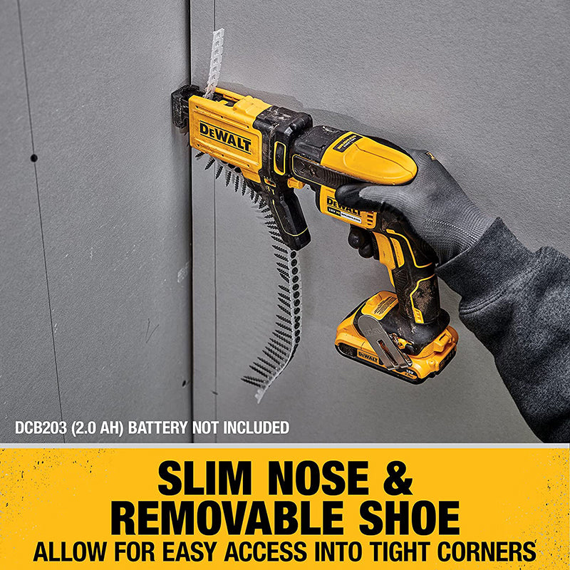 DEWALT XR Drywall Screw Gun With Collated Attachment DCF620 DCF6202 Brushless 360 Degree Rotation Nail Gun Bare Tool
