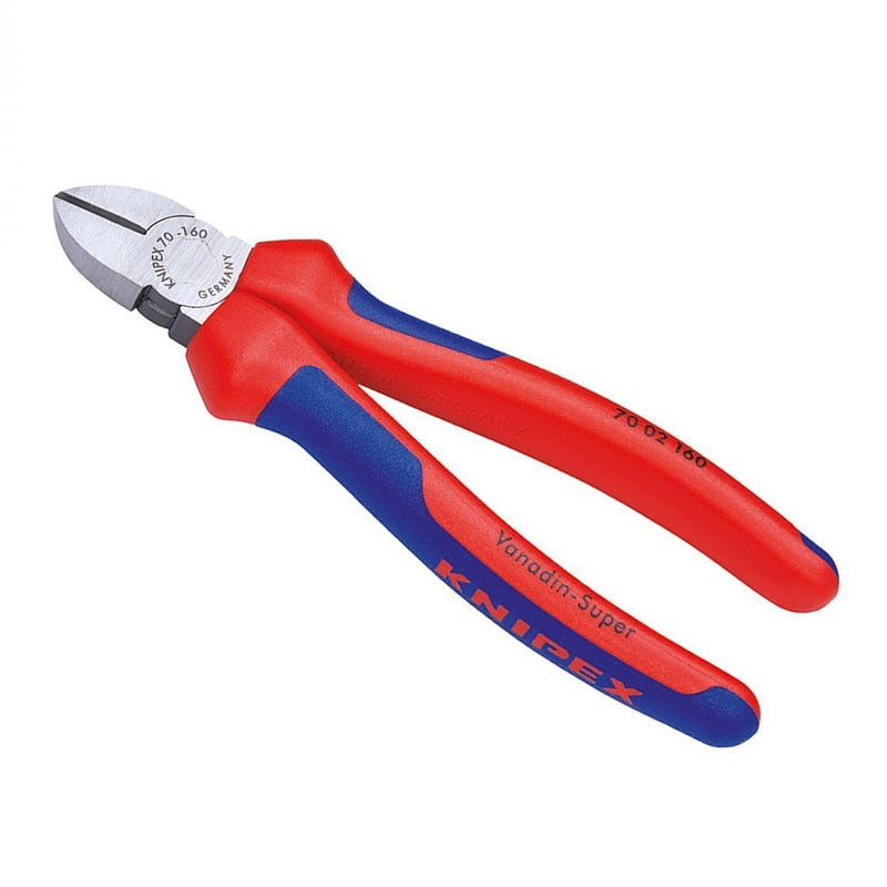 KNIPEX 70 02 160 Diagonal Cutter Multi-Component High Quality Vanadium Electric Steel Precise Workmanship Cutter Pliers