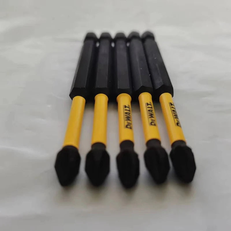 DEWALT Original Philips 89MM Bits PH2 High Speed Steel Hard Alloy For Electric Drill Wrench Screwdriver Metal Drills 5PCS
