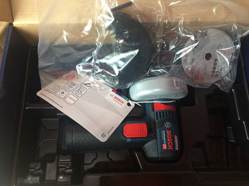 Bosch GWS12V-76 Mini Angle Grinder Metal Wood Hydroelectric Plastic Pipe Tile Small Household Lithium Electric Cutting Machine