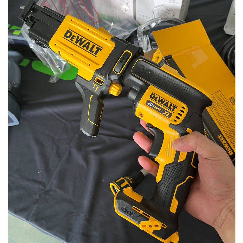 DEWALT XR Drywall Screw Gun With Collated Attachment DCF620 DCF6202 Brushless 360 Degree Rotation Nail Gun Bare Tool