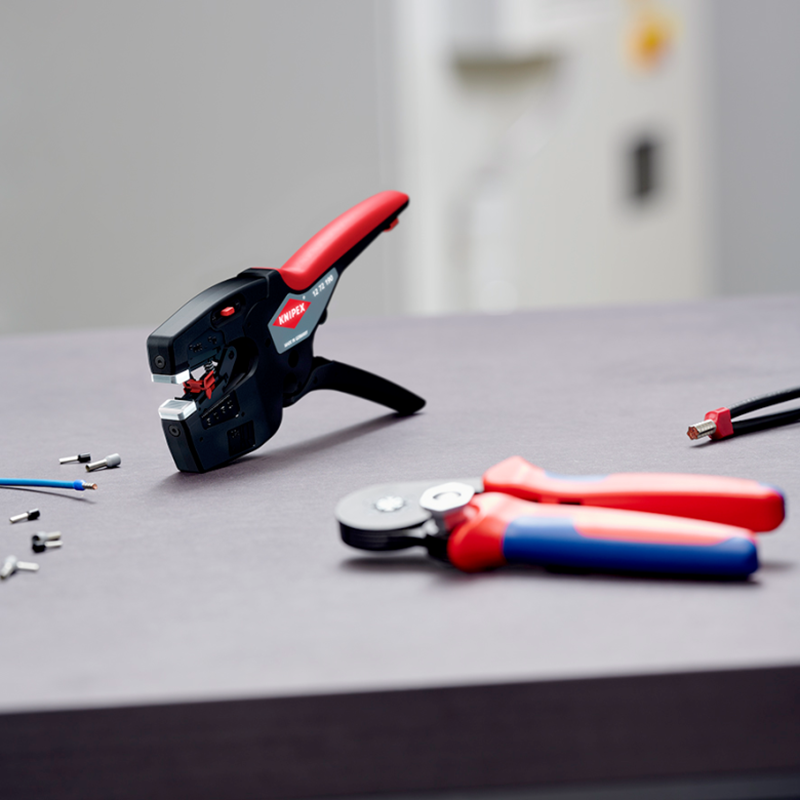 KNIPEX 12 72 190 NexStrip Multi-Tool for Electricians Automatic Wire Stripper