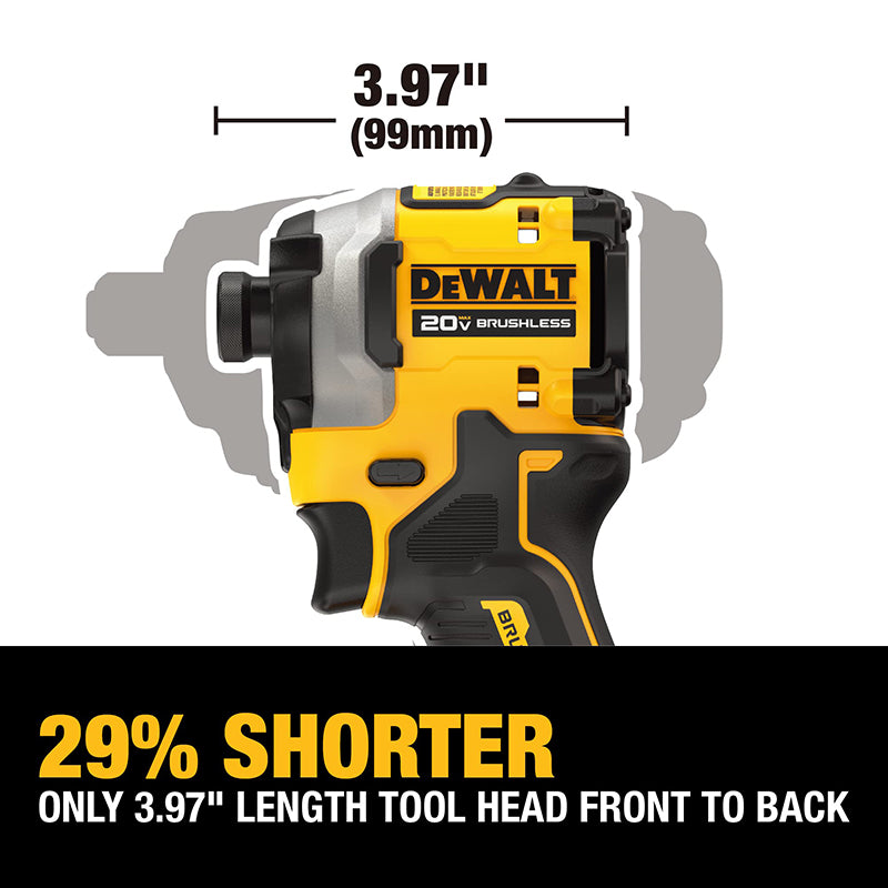 DEWALT DCF850 20V Impact Drill Brushless Motor 205Nm Variable Speed Lithium Battery Electric Screwdriver Woodworking Driver Tool Only