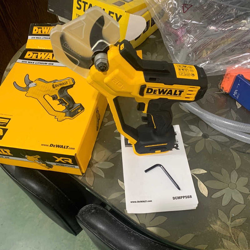 DEWALT DCMPP568 20V Podador elétrico sem fio Tesoura de poda de árvores de jardim 38mm Ferramenta elétrica apenas