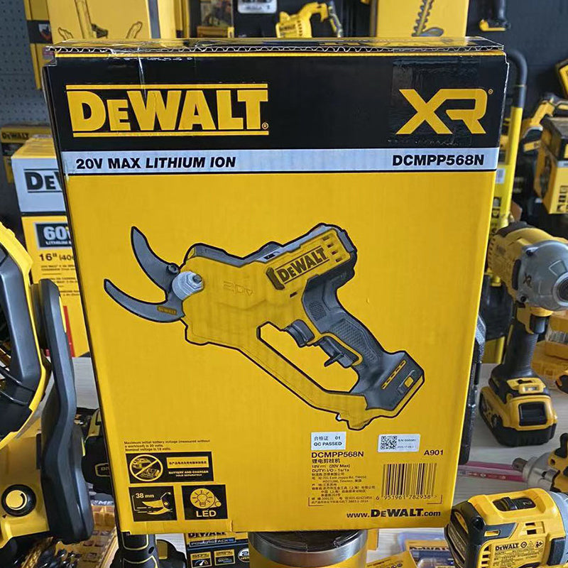 DEWALT DCMPP568 20V Podador elétrico sem fio Tesoura de poda de árvores de jardim 38mm Ferramenta elétrica apenas