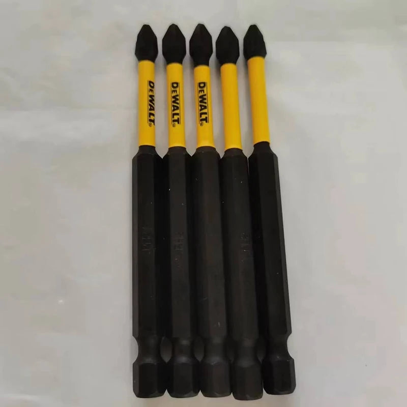 DEWALT Original Philips 89MM Bits PH2 High Speed Steel Hard Alloy For Electric Drill Wrench Screwdriver Metal Drills 5PCS