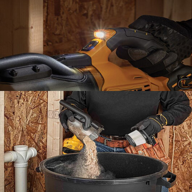 DEWALT DCV501LN Vacuum Cleaner 20V Brushless Cordless HEPA Industrial Vehicle Mounted Indoor Household Dust Collector Bare Tool