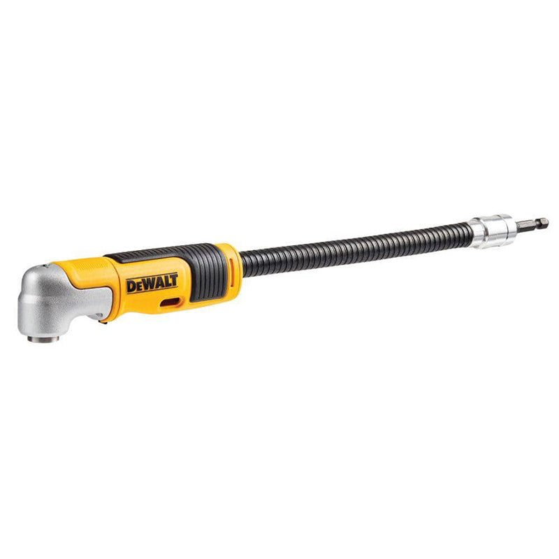 DEWALT DWAMRASET Right Angle Drill Adaptor FlexTorq 4-in-1 System Compact Straight Flexible Shaft 12-Inch Accessories