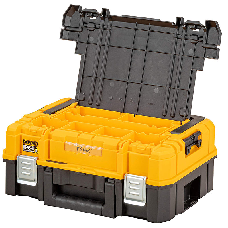 DEWALT DWST83344-1 TSTAK Tool Storage Organizer Long Handle Multifunctional Storage Box Double Layer Portable Plastic Tool Case