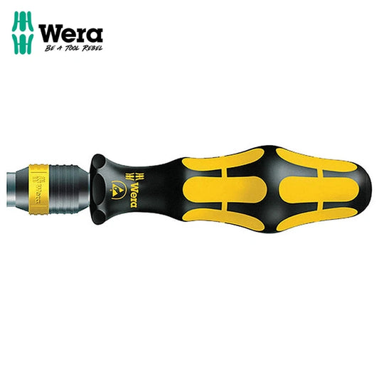 Wera 05051273001 Kraftform ESD 813 R Hexagonal Drill Bit Screwdriver Non Magnetic 1/4 Inch Bit 90 MM Blade Length