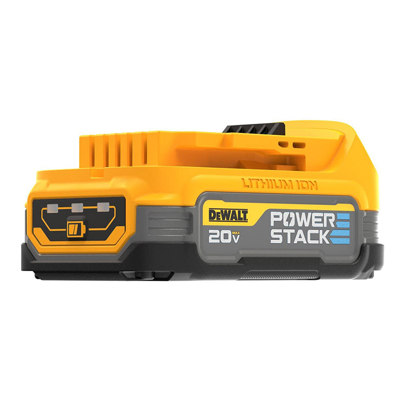 DEWALT DCBP034 POWERSTACK Lithium Battery 20V MAX Compact 1.7 Ah Resist Overmolded Base Blade Battery