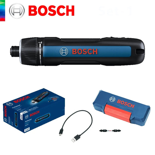 Bosch GO3 New Smart Mini Rechargeable Screwdriver 3.6V Use Press Type Internal Electricity With USB Charging Cable Screw