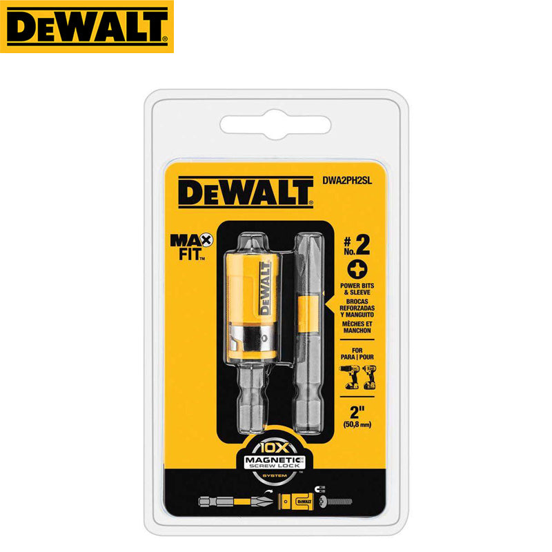 DEWALT DWA2PH2SL 2 Inches PH2 Two Sets Head Screwdriver Magnetic Ring Sleeve
