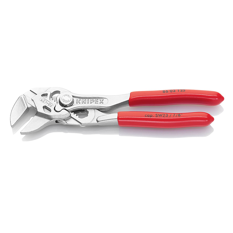 KNIPEX 86 03 125 5-Polegada Mini Alicate Chave Agarrando Segurando Pressionando Aplicações de Dobra Alicate de Tubulação de Água de Alta Dureza