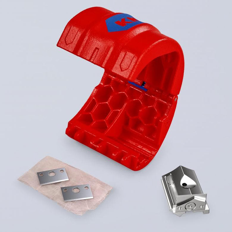 KNIPEX 90 22 10 BK BiX Cutter for Plastic Pipes and Sealing Sleeves
