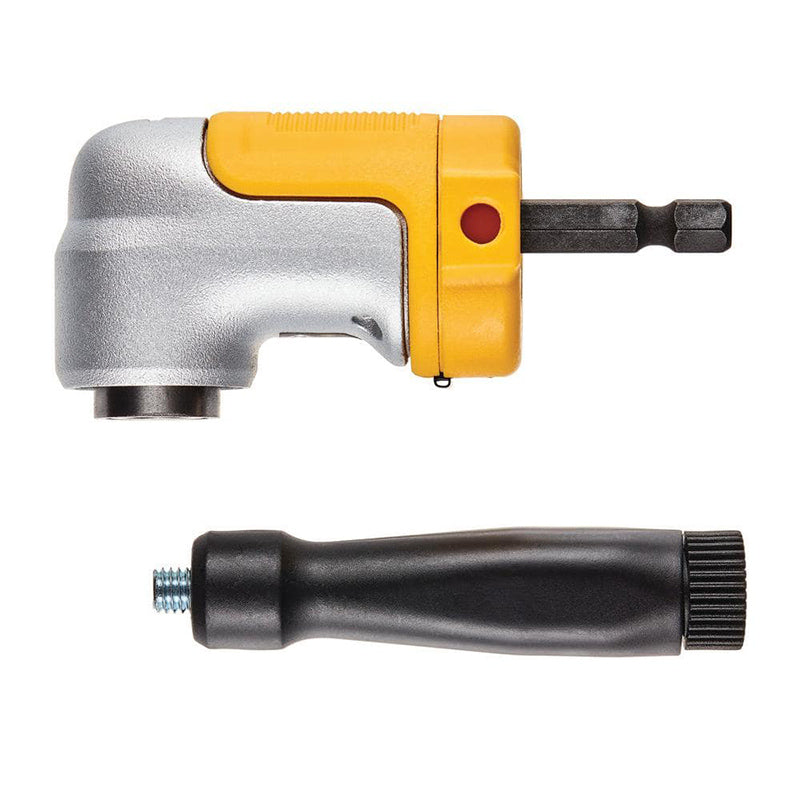 DEWALT DWAMRASET Right Angle Drill Adaptor FlexTorq 4-in-1 System Compact Straight Flexible Shaft 12-Inch Accessories
