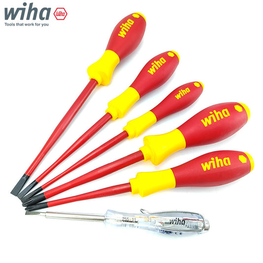 Wiha 1000V VDE Screwdriver SoftFinish Electric SlimFix Phillips Slotted PH1 PH2