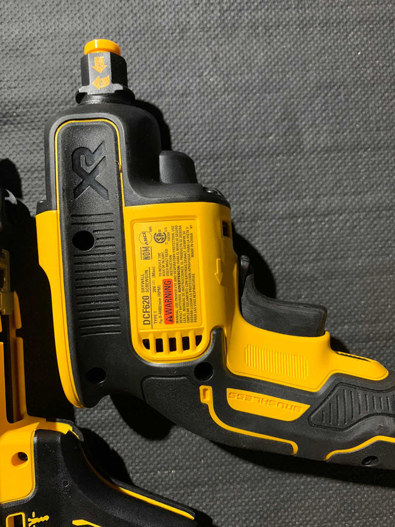 DEWALT XR Drywall Screw Gun With Collated Attachment DCF620 DCF6202 Brushless 360 Degree Rotation Nail Gun Bare Tool