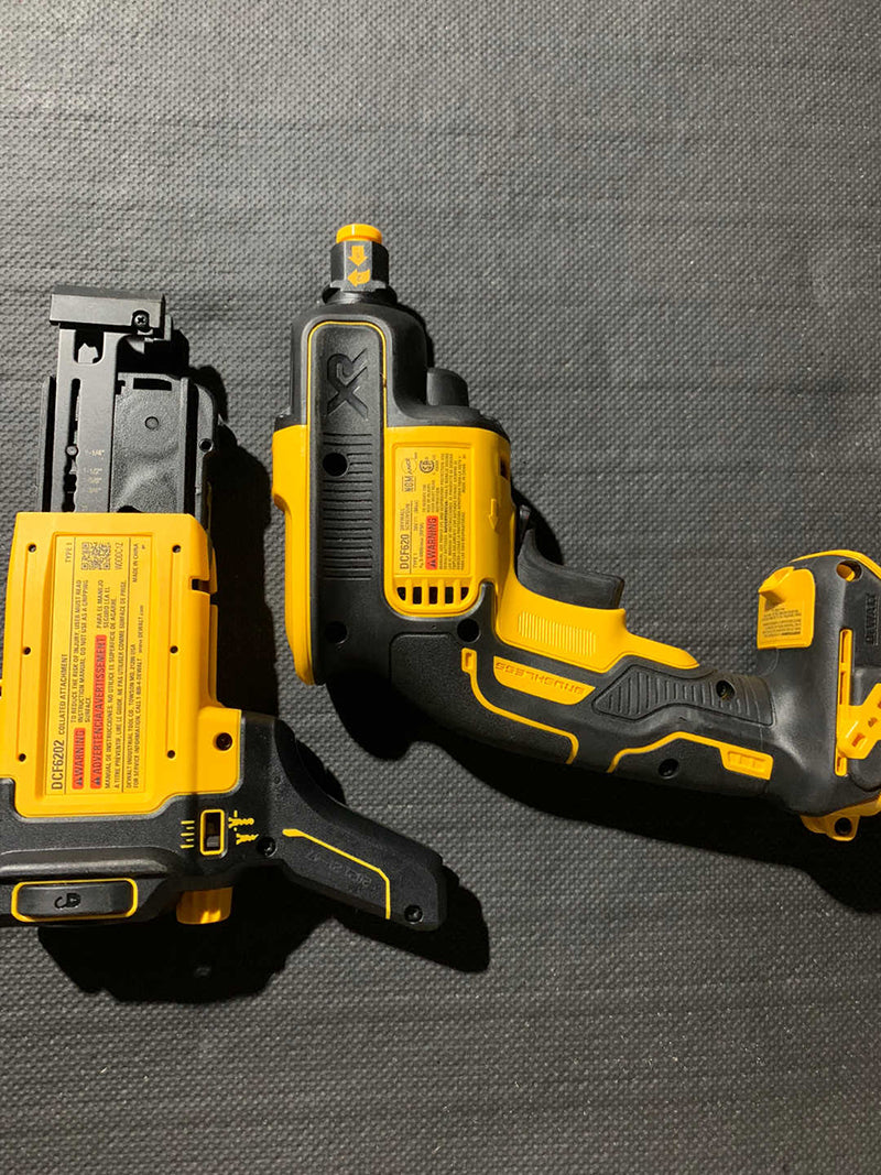 DEWALT XR Drywall Screw Gun With Collated Attachment DCF620 DCF6202 Brushless 360 Degree Rotation Nail Gun Bare Tool