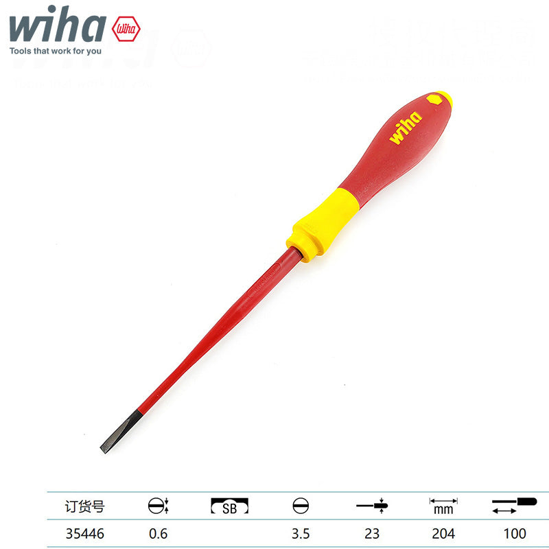 Wiha 1000V VDE Screwdriver SoftFinish Electric SlimFix Phillips Slotted PH1 PH2