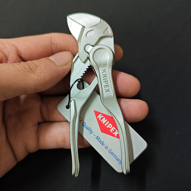 KNIPEX 86 04 100 Pliers Wrench XS 4'' Alloy Steel Chrome Plated Mini Plier