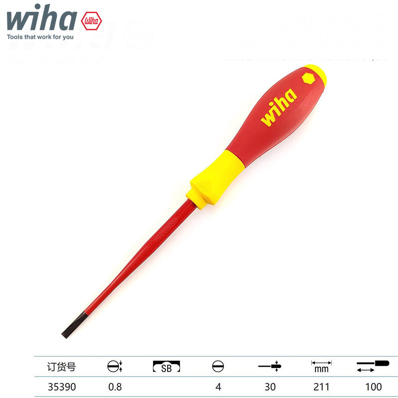 Wiha 1000V VDE Screwdriver SoftFinish Electric SlimFix Phillips Slotted PH1 PH2