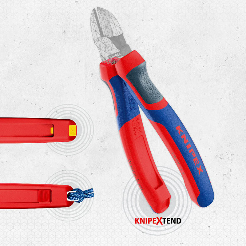 KNIPEX 00 63 06 TCR TetheredTool Clips + ColorCode Clips Red 3 Pieces Each