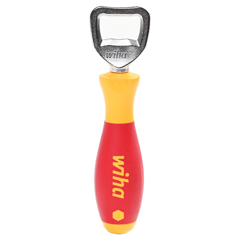 Wiha 04703 SoftFinish Bottle Opener Stainless Steel Perfect for Workshop and Kitchen