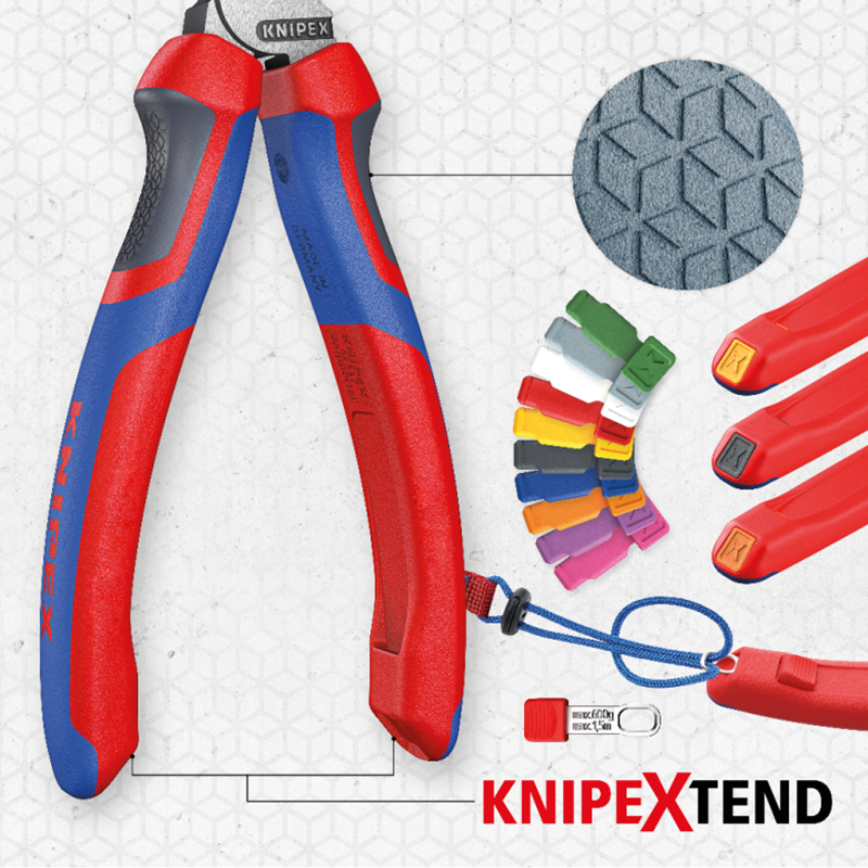 KNIPEX StepCut XL 95 12 225 Cable Shears with Step Cut