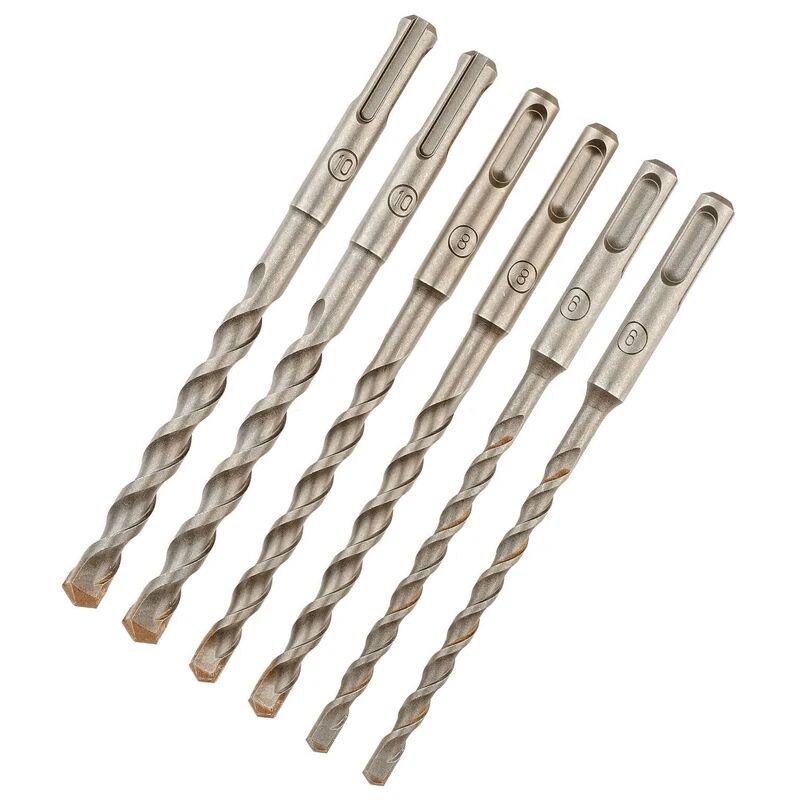 DEWALT DT60302 SDS Plus Twists Drills 6 Piece Sets 6MM 8MM 10MM Electric Hammer Drill Accessories Tool Attachments