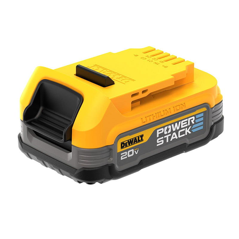 DEWALT DCBP034 POWERSTACK Lithium Battery 20V MAX Compact 1.7 Ah Resist Overmolded Base Blade Battery
