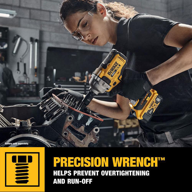 DEWALT DCF892 20V Brushless Electric Impact Wrench 1/2 Inch Three-speed Torque Adjustment LED Light Bare Tool Upgraded Version of DCF894